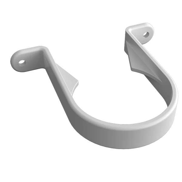 Rounddownpipe Whitedownpipeclip